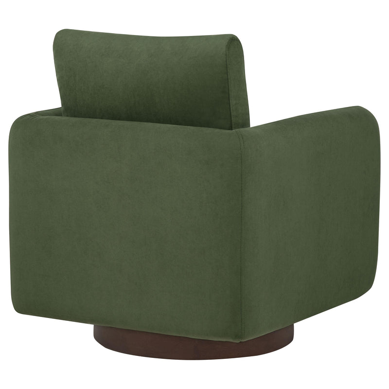 Iris Fabric Upholstered Swivel Accent Chair Matcha - 903257