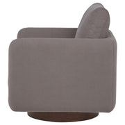 Iris Fabric Upholstered Swivel Accent Chair Stone - 903258