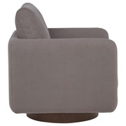 Iris Fabric Upholstered Swivel Accent Chair Stone - 903258
