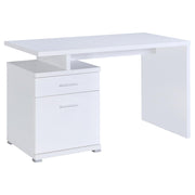 Irving 47-inch 2-drawer Office Computer Desk White - 800110