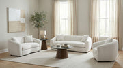 Isabella 3-piece Fabric Upholstered Sofa Set Sand - 504971-S3