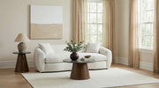 Isabella Fabric Upholstered Sofa Sand - 504971