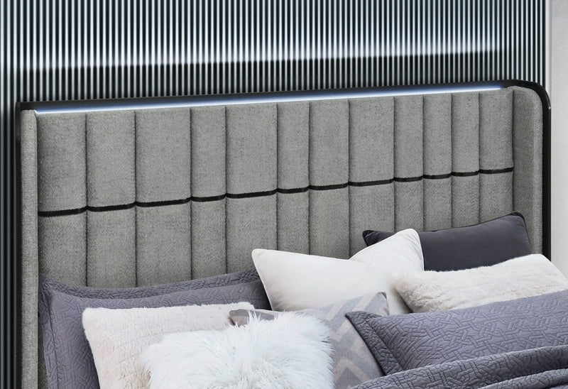 Isabella Grey King Bed Group - ISABELLA-GREY-KBG