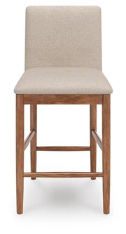 Isanti Light Brown Counter Height Barstool (Set of 2) - D752-124X2