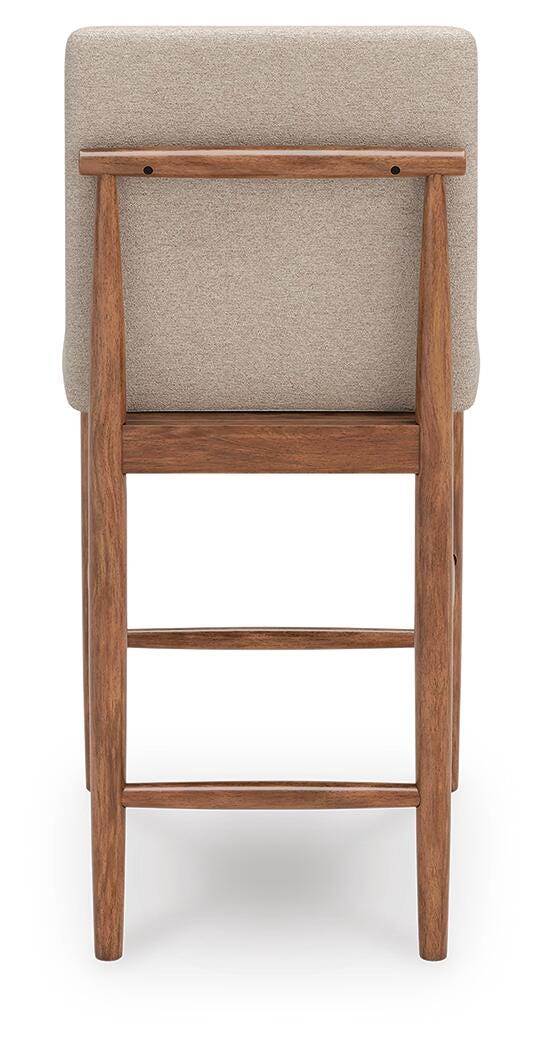 Isanti Light Brown Counter Height Barstool (Set of 2) - D752-124X2