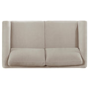 Islington 2-piece Upholstered Panel Arm Sofa Set Taupe - 511101-S2