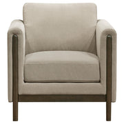 Islington 3-piece Upholstered Panel Arm Sofa Set Taupe - 511101-S3