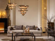 Istanbul Stationary Four Seat Sofa in Cream - 200-GAB-IST-4