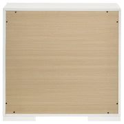 Ives 2-drawer Nightstand Bedside Table White High Gloss - 224942