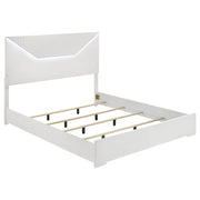 Ives 4-piece Eastern King Bedroom Set White High Gloss - 224941KE-S4