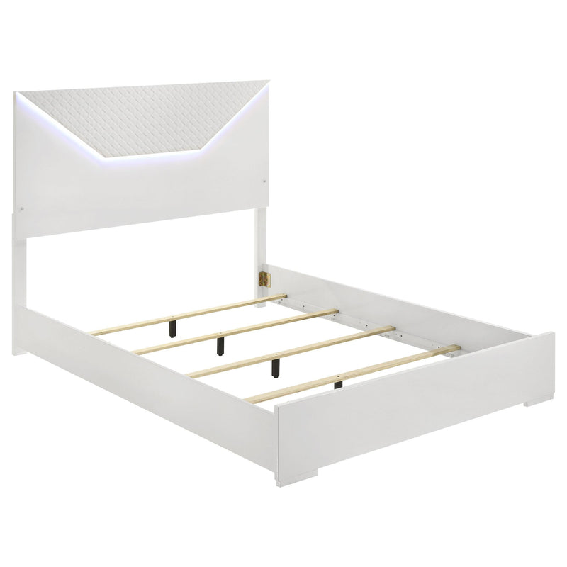 Ives 4-piece Queen Bedroom Set White High Gloss - 224941Q-S4
