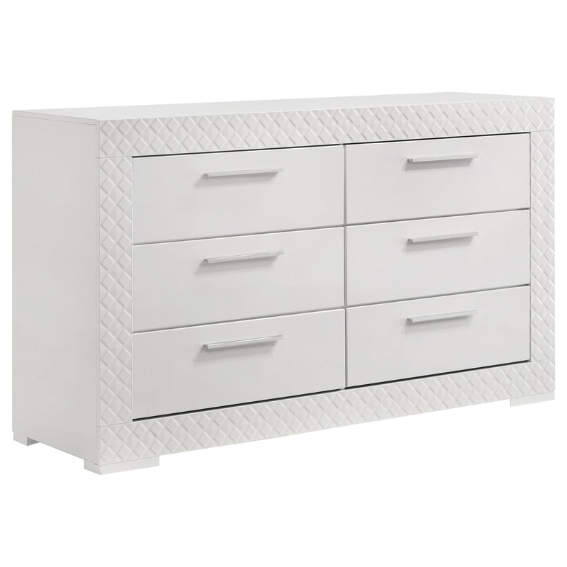 Ives 5-piece Queen Bedroom Set White High Gloss - 224941Q-S5