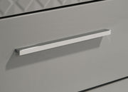 Ives 6-drawer Dresser and Mirror Grey High Gloss - 224973M