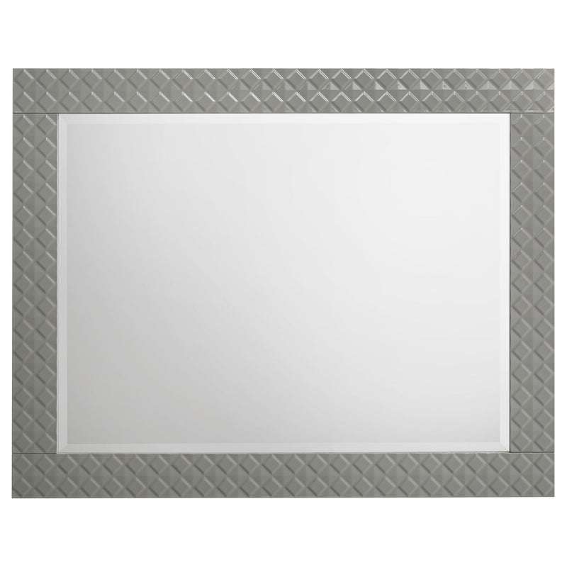 Ives Dresser Mirror Grey High Gloss - 224974