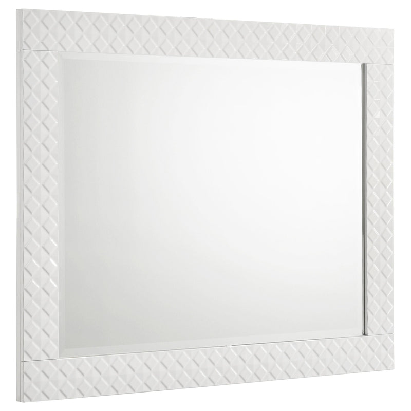 Ives Dresser Mirror White High Gloss - 224944