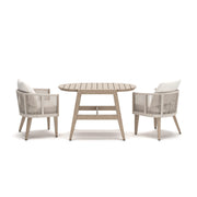 Ivory Vine Beige Outdoor Table/Chairs (Set of 3) - PCP352-050