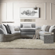 Ivria Sectional Sofa W/9 Pillows - LV02541
