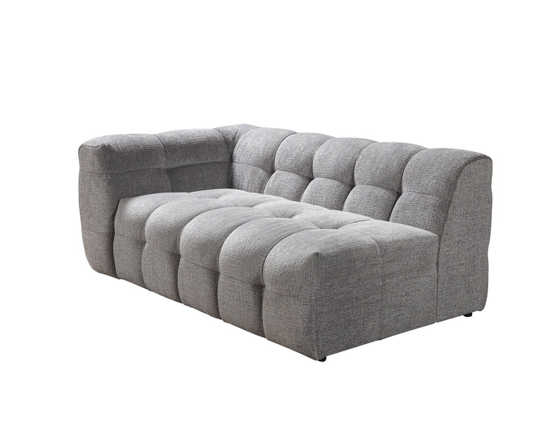 Ivy Gray Boucle RAF Sectional - DMV FurnitureSectional