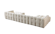 Ivy Ivory Boucle Double Chaise 146" Sectional - IVYIVR-USEC