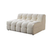 Ivy Ivory Boucle Double Chaise 146" Sectional - IVYIVR-USEC