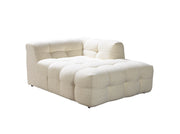 Ivy Ivory Boucle RAF Sectional - DMV FurnitureSectional