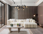 Ivy Ivory Boucle RAF Sectional - DMV FurnitureSectional