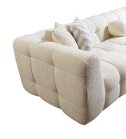 Ivy Ivory Boucle RAF Sectional - DMV FurnitureSectional