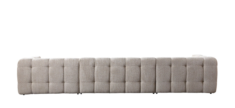 Ivy Sand Boucle Double Chaise 146" Sectional - IVYSAND-USEC