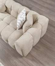 Ivy Sand Boucle LAF 110" Sectional - DMV FurnitureSectional