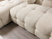 Ivy Sand Boucle LAF 110" Sectional - DMV FurnitureSectional