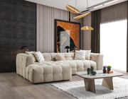 Ivy Sand Boucle LAF 110" Sectional - DMV FurnitureSectional