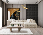 Ivy Sand Boucle RAF 110" Sectional - DMV FurnitureSectional