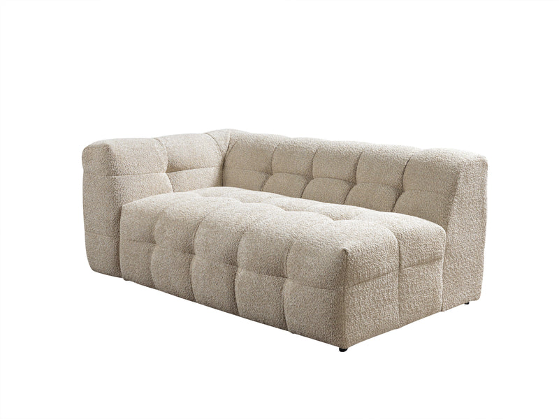 Ivy Sand Boucle RAF 110" Sectional - DMV FurnitureSectional