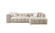 Ivy Sand Boucle RAF 110" Sectional - DMV FurnitureSectional