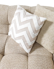 Ivy Sand Boucle RAF 110" Sectional - DMV FurnitureSectional