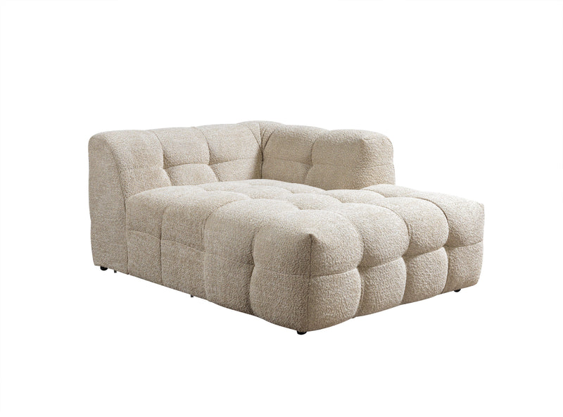 Ivy Sand Boucle RAF 110" Sectional - DMV FurnitureSectional