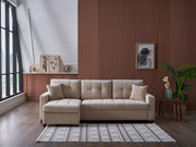 Ivy Sectional (Koopsi Basic Beige) 3 Pieces - DMV FurnitureSleeper Sectional