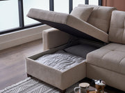 Ivy Sectional (Koopsi Basic Beige) 3 Pieces - DMV FurnitureSleeper Sectional