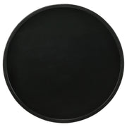 Ixia Round Solid Mango Wood Accent Side Table Black Stain - 915109