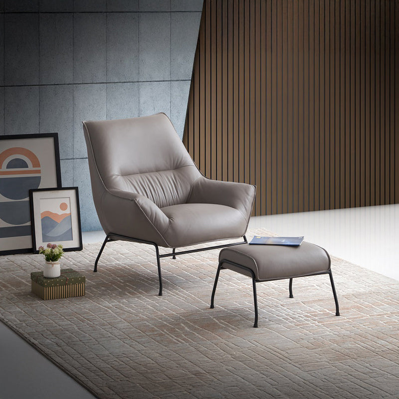 Jabel Accent Chair & Ottoman - AC02385