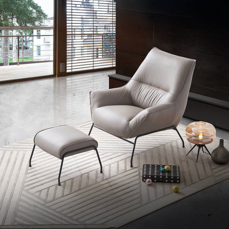 Jabel Accent Chair & Ottoman - AC02385