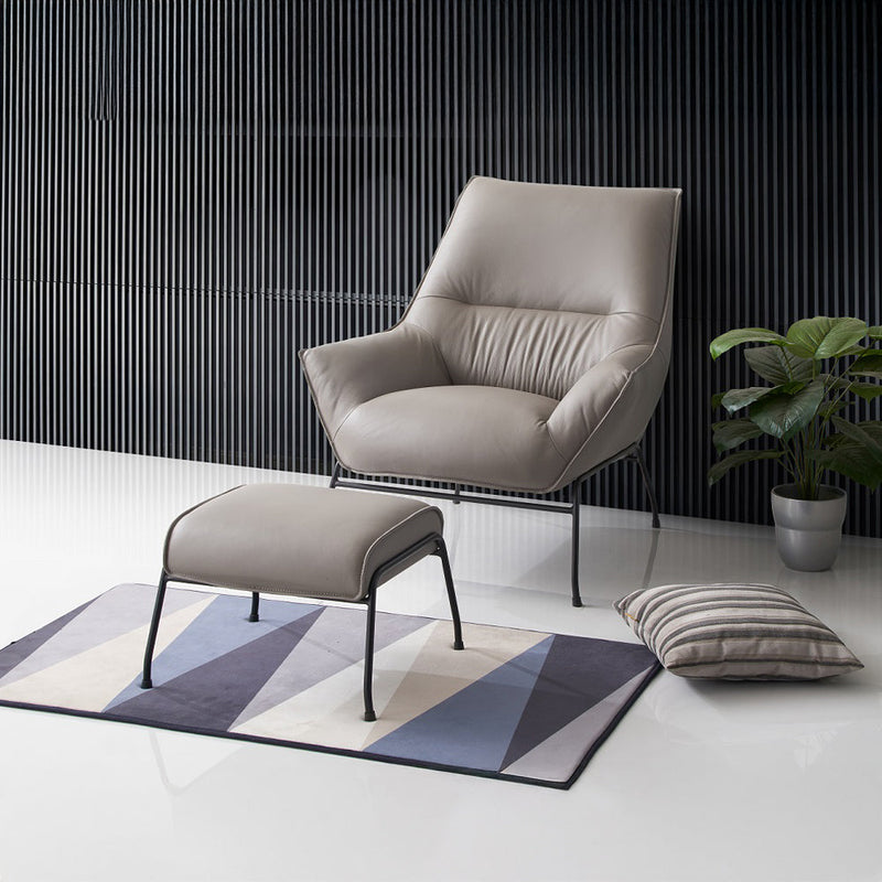 Jabel Accent Chair & Ottoman - AC02385