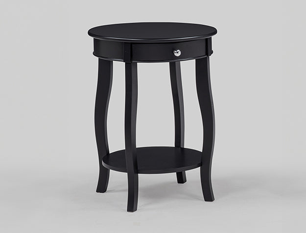 Jacie Chairside Table Black - 4903BK