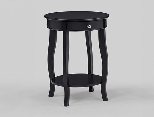 Jacie Chairside Table Black - 4903BK