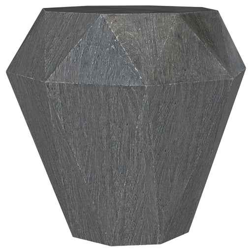 Jacinto Octagonal Solid Mango Wood Side Table Grey - 931159