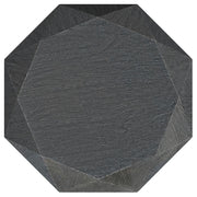 Jacinto Octagonal Solid Mango Wood Side Table Grey - 931159