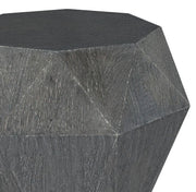 Jacinto Octagonal Solid Mango Wood Side Table Grey - 931159