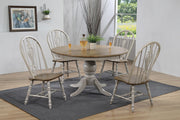 Jack Gray/Brown Keyhole Round Dining Room Set - DMV FurnitureDining Room Set