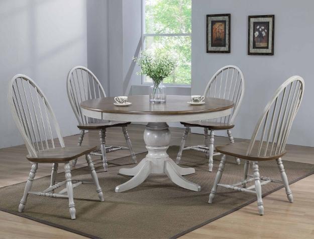 Jack Gray/Brown Round Dining Room Set - DMV FurnitureDining Room Set