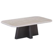 Jacory Coffee Table w/Bottocino Marble Top - LV04765